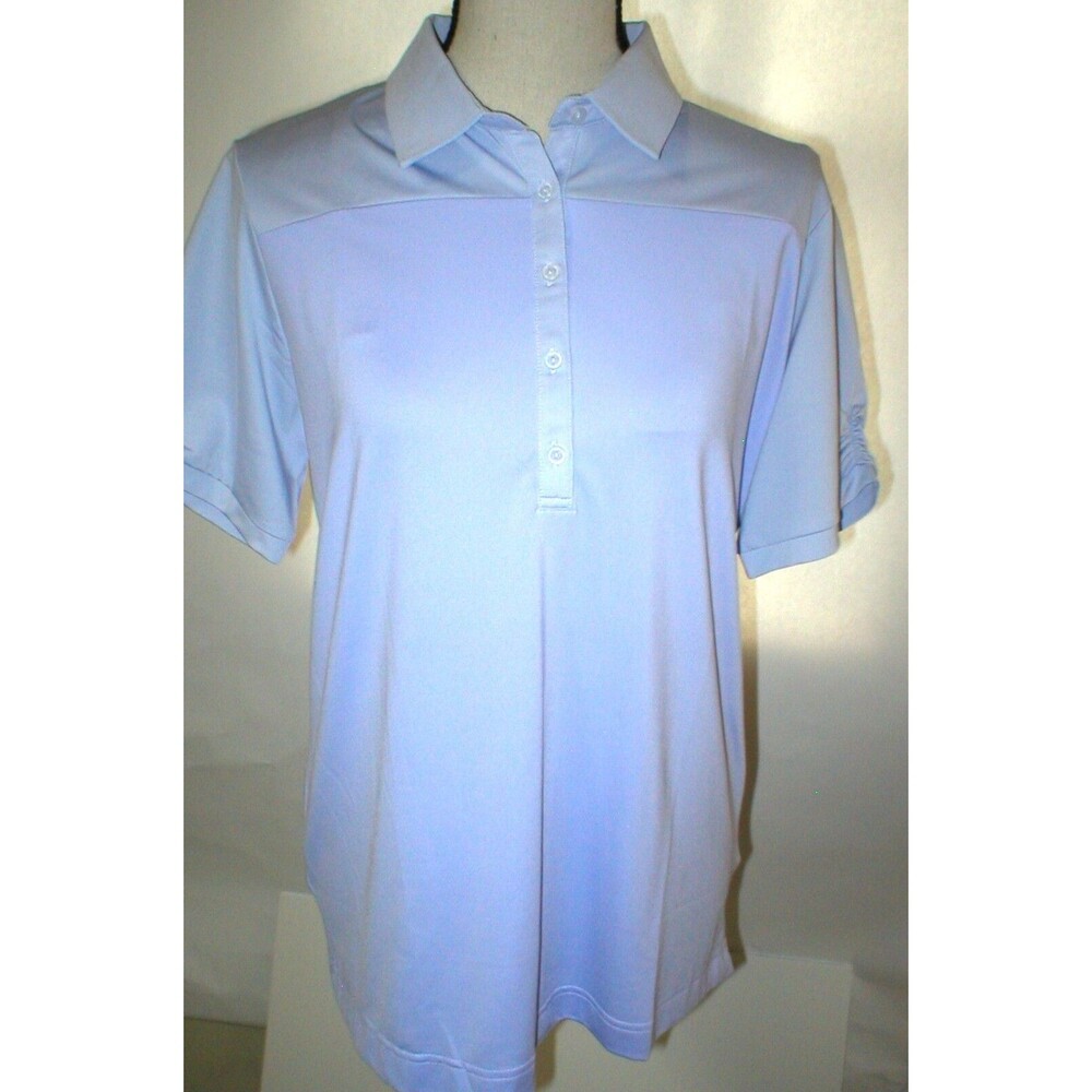 NWT $60 New Adidas Golf Polo Puremotion Small Womens Purple Tennis Casual S Top
